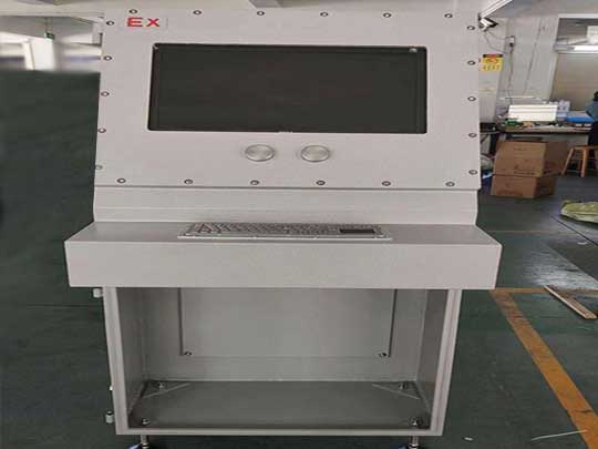 琴臺式防爆觸摸一體機空間大散熱好